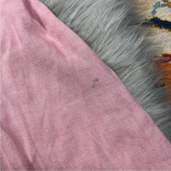 Free People String Of Hearts Maxi Dress Smocked Buttondown Cutout Pink - Picture 12 of 15